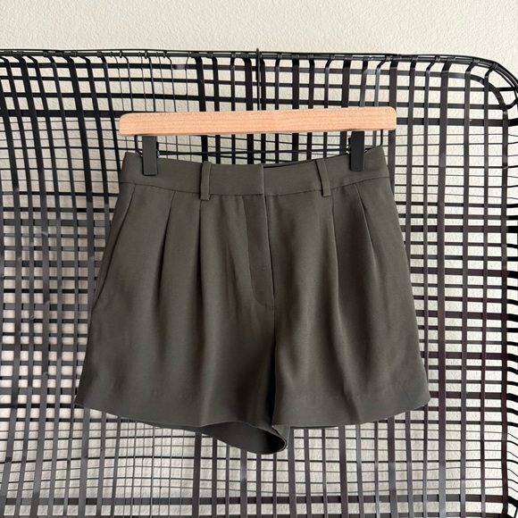 Babaton Olive Green Women Shorts - Picture 1 of 7